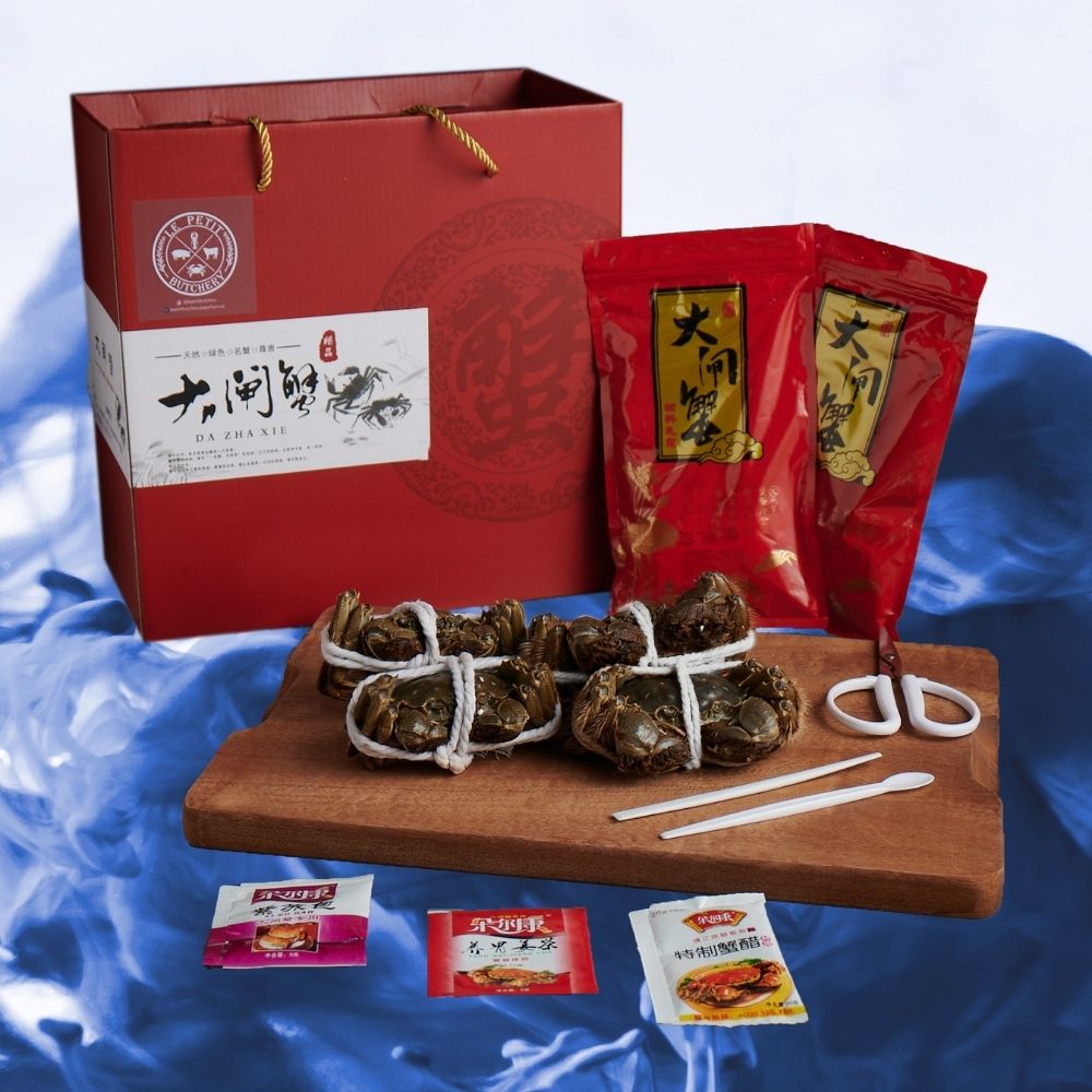 [DIAMOND PACKAGE] - 2 x 250g Female + 2 x 300g Male Hairy Crabs
